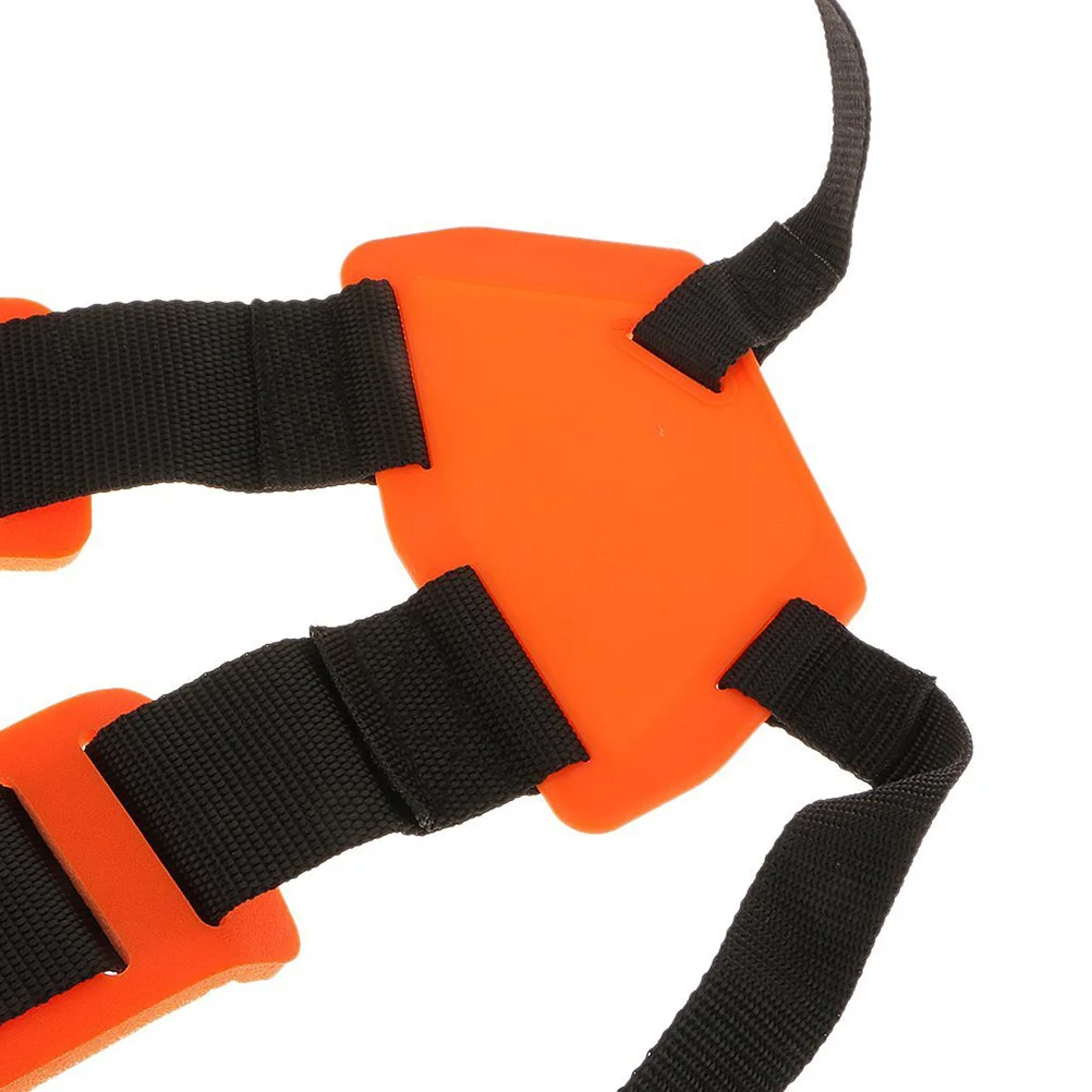 

Padded Grass Trimmer Shoulder Strap Adjustable Belt Orange Comfortable Durable Easy Attach Release Long Work No Fatigue