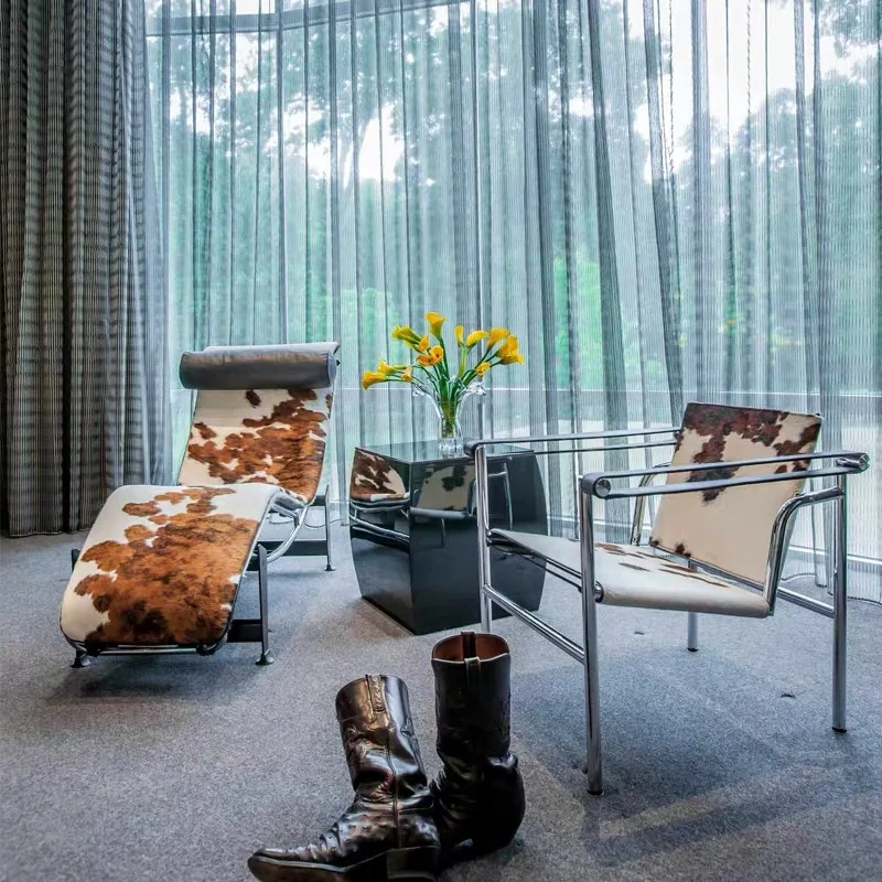 Designer middeleeuwse eenvoudige vergaderstoel fauteuil