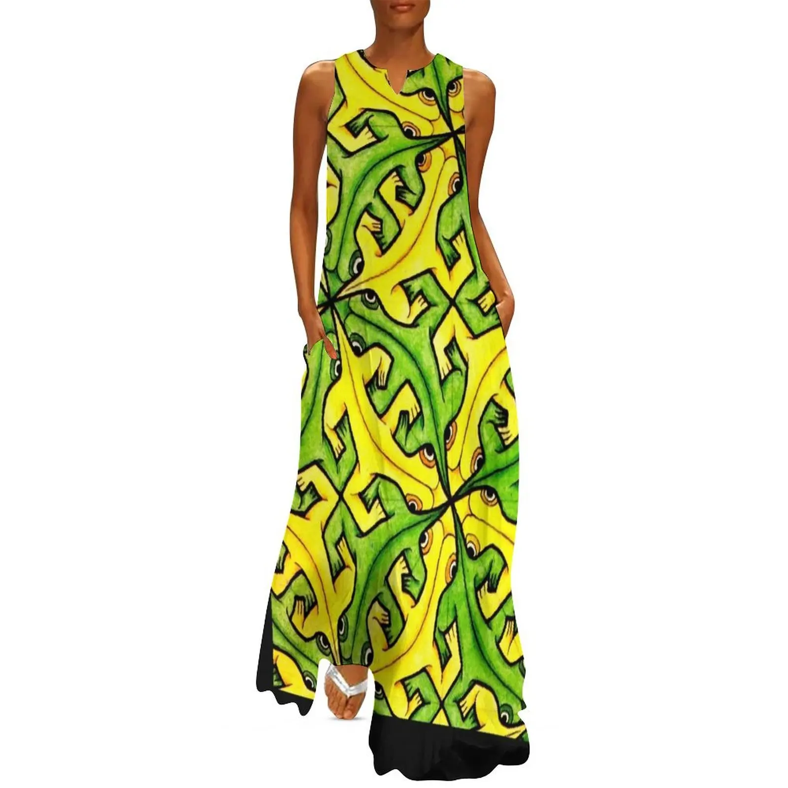 

M.C. Escher Long Dress Clothing evening dress woman