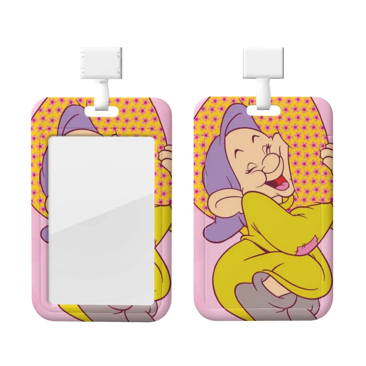 

Custom Snow White And The Seven Dwarfs Card Badge Holder For Subway Bus Bank Card Lanyard Credential Badge Holder Factories