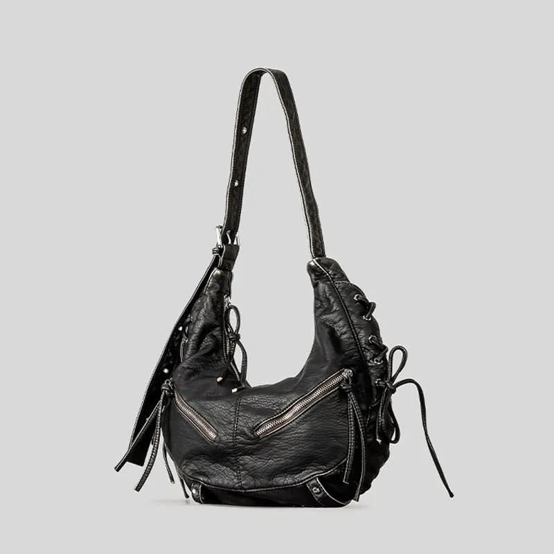 Women's Shoulder Bag Simple Solid Color Gold Letter Printed Design Women's Large Capacity Daily Commuter Bag Women's Handbag