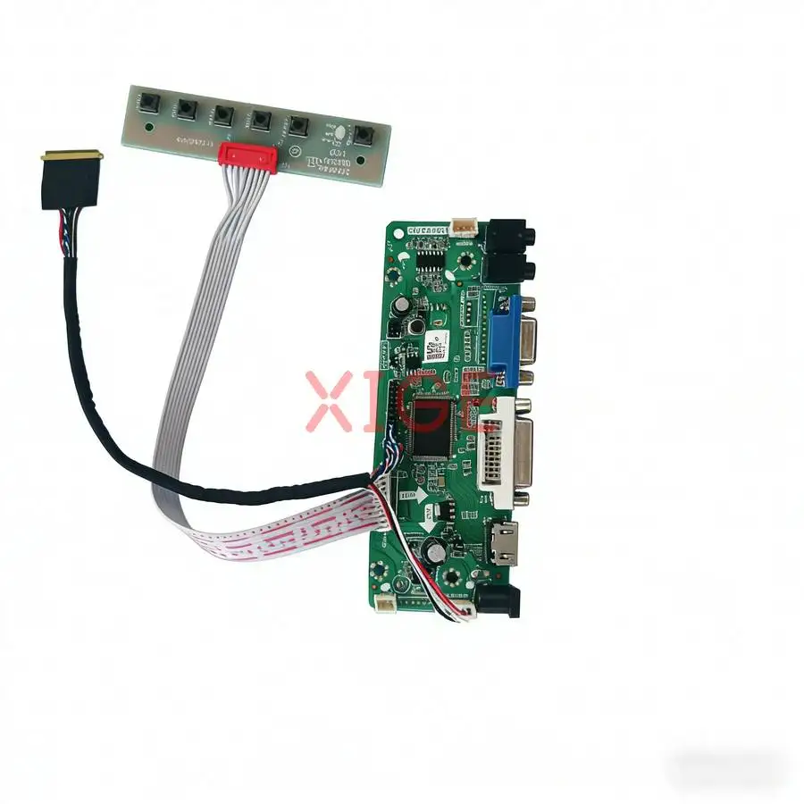 

Плата контроллера привода, совместимая с LP140WH2 LP140WH4 LP140WHU LP140WH1, 40-контактный LVDS, 1366*768, для мониторов, HDMI+DVI+VGA, 1366x768, DIY-комплект