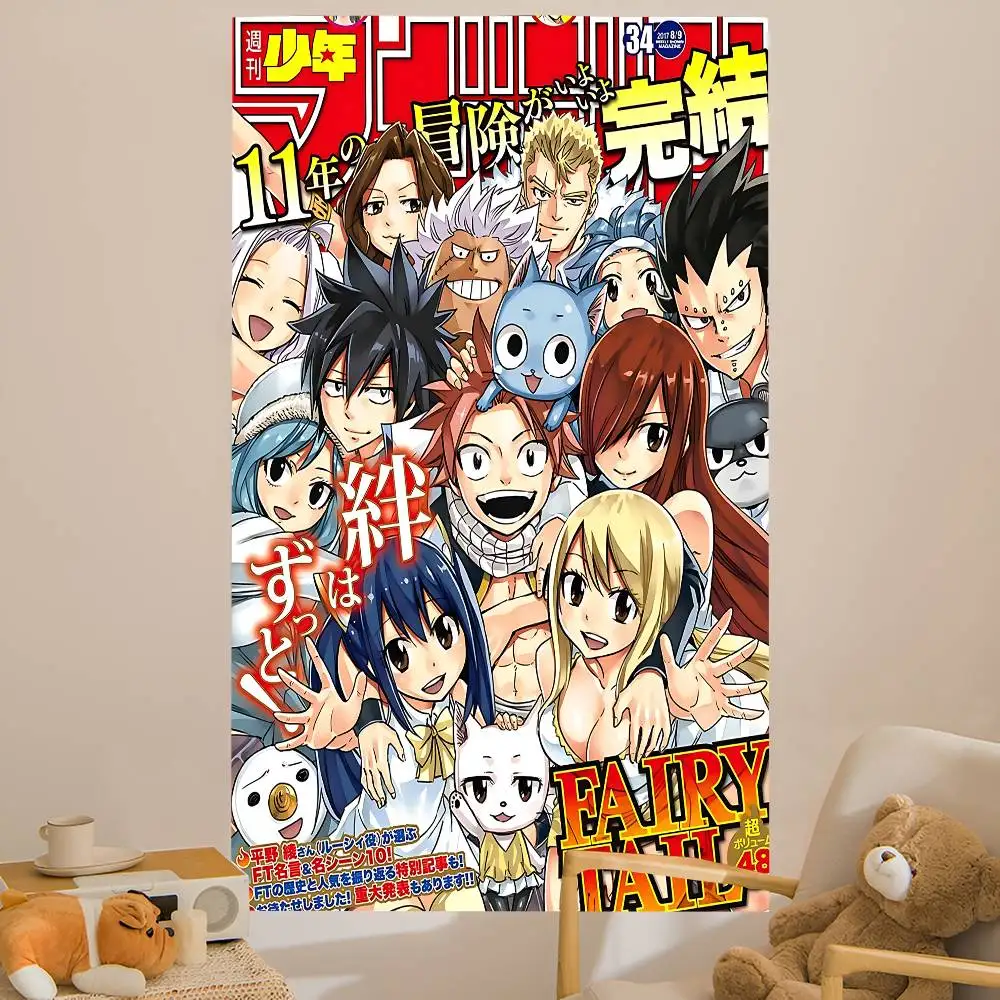 

1 шт. аниме F-Fairy Tail крутой подвесной богемный гобелен украшение дома хиппи богемное украшение гадание искусство домашний декор