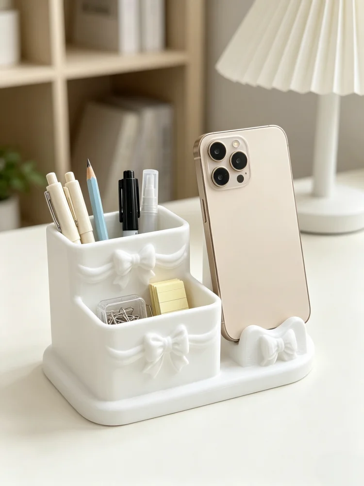 Portapenne e supporto per tele - Home Office With Two Desks recensione e prezzo