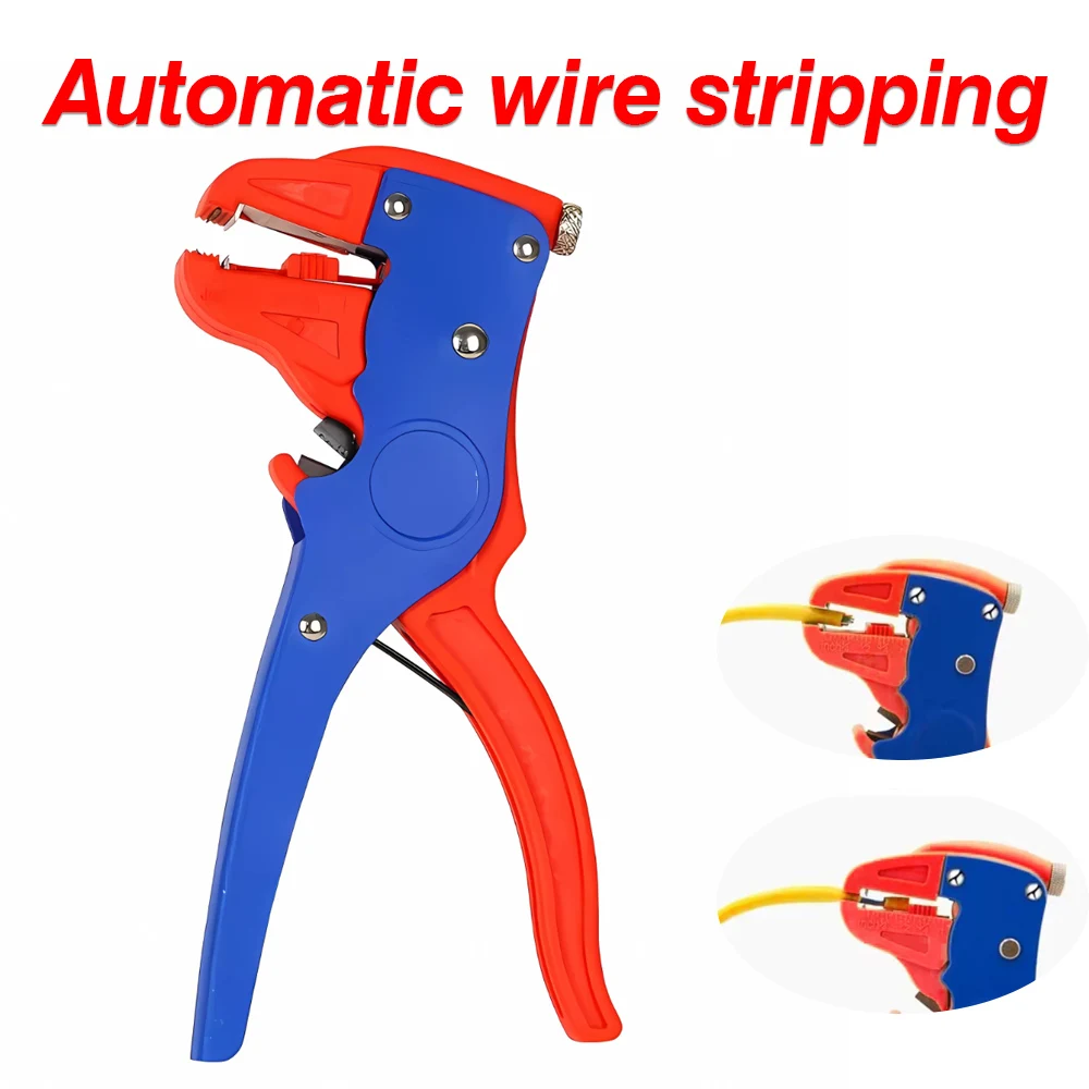 Automatic Wire Stripper And Cutter Eagle Nose Alicate Heavy Duty Cabo Stripping Ferramenta de Mão Carro Auto Rvs Reparação Eletrônica em 1