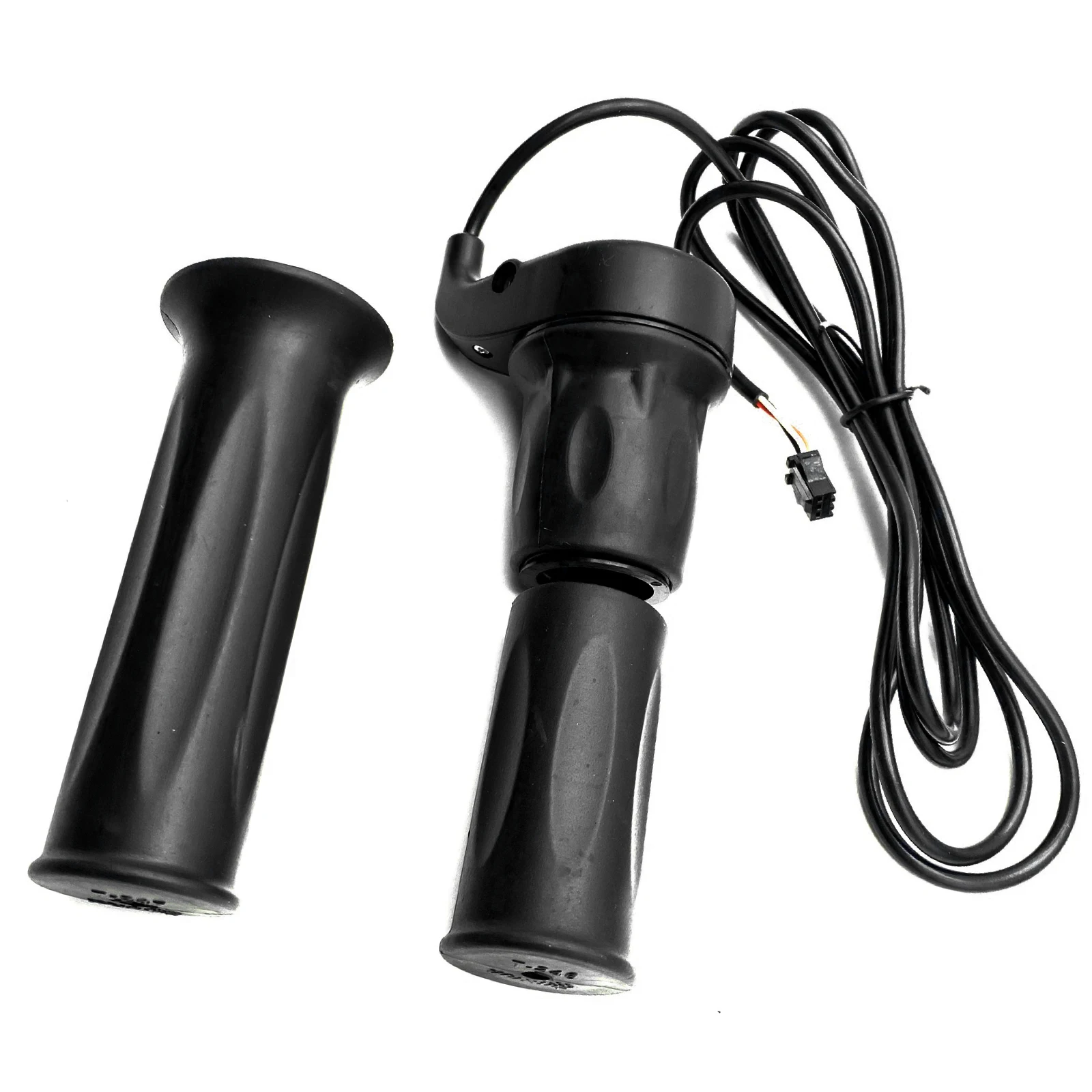 1 Stück E-Bike Halb-Drehgriff-Gashebel 24V/36V/48V/60V/72V Elektroroller Fahrrad-Gasgriff 3-Pin Stecker E-Bike Zubehör – Detail 1