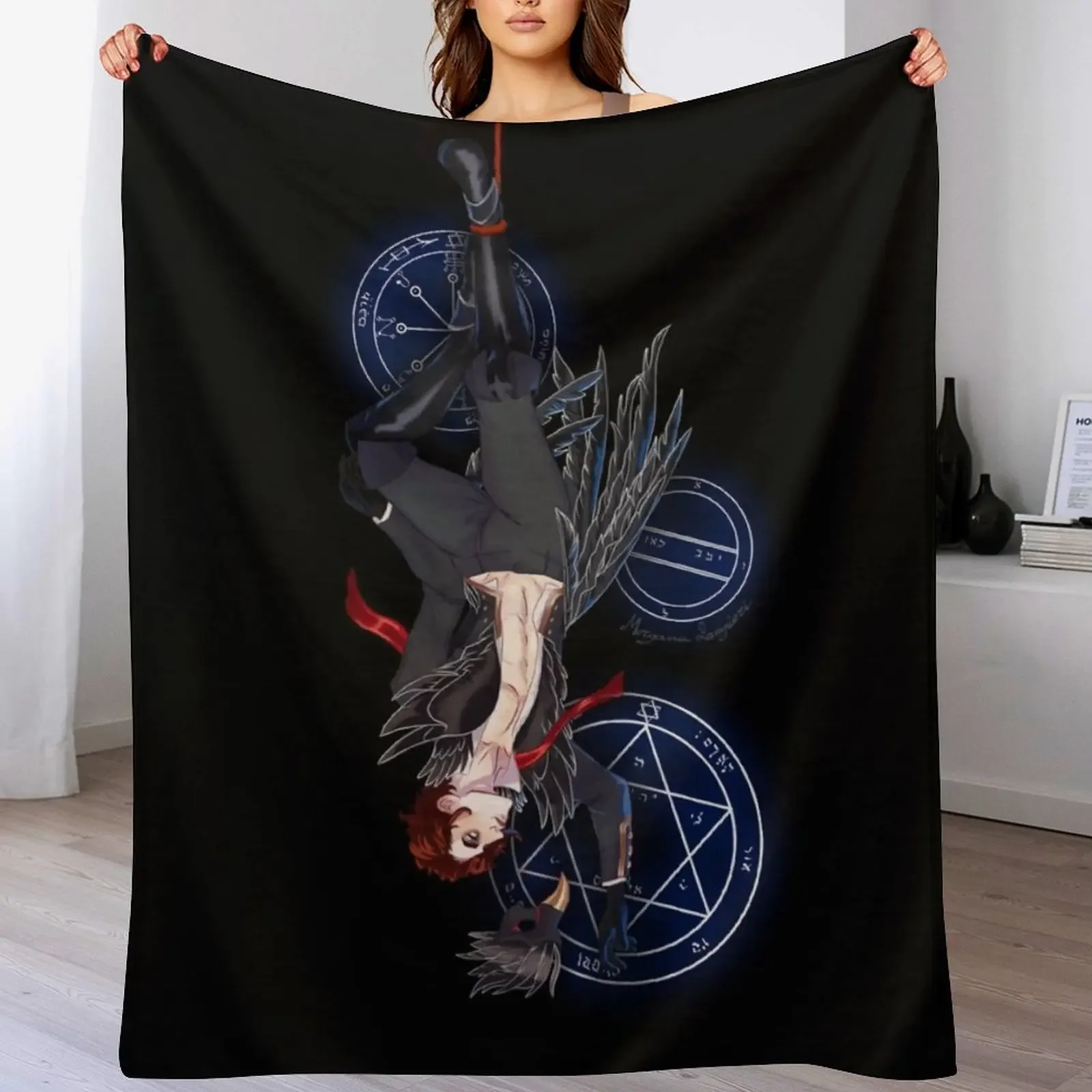 

The hanged man Throw Blanket blankets and throws Designers Soft Beds Luxury St Blankets