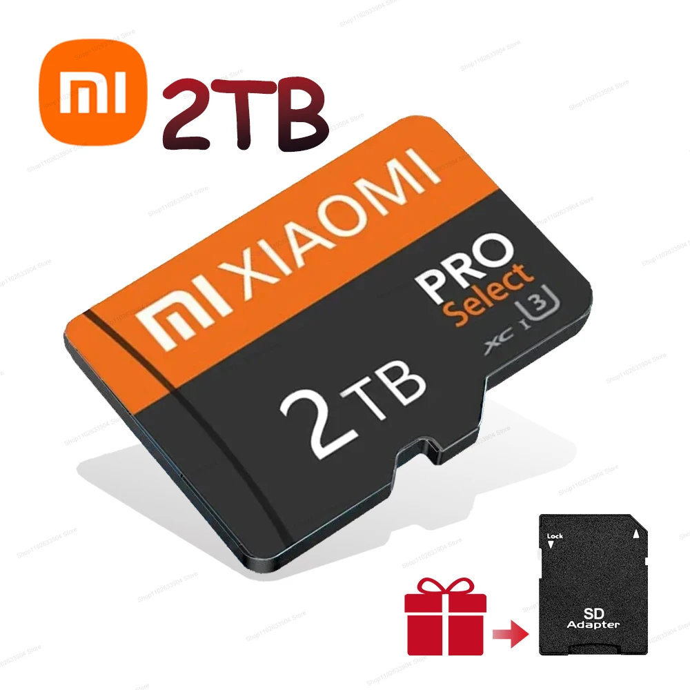 

Xiaomi High Speed SD Memory Card 512GB SD Micro Card USB Pen Drive Card 256TB 128GB SD Card 2TB 1TB For Phone Camera Monitoring