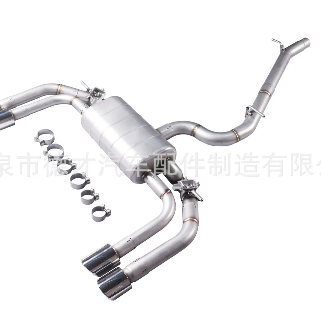 아우디 S3 2.0T 차량에 GFC 중간 및 테일 전자식 밸브 배기 사운드 시스템 업그레이드 및 개조 배기 파이프 장착에 적합합니다.