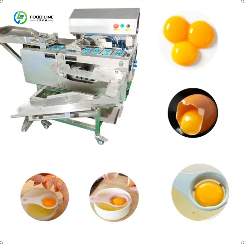 Factory Price Egg White Separator Breaking Machine Egg Cracking Breaker Machine Long Service Life FL Customized