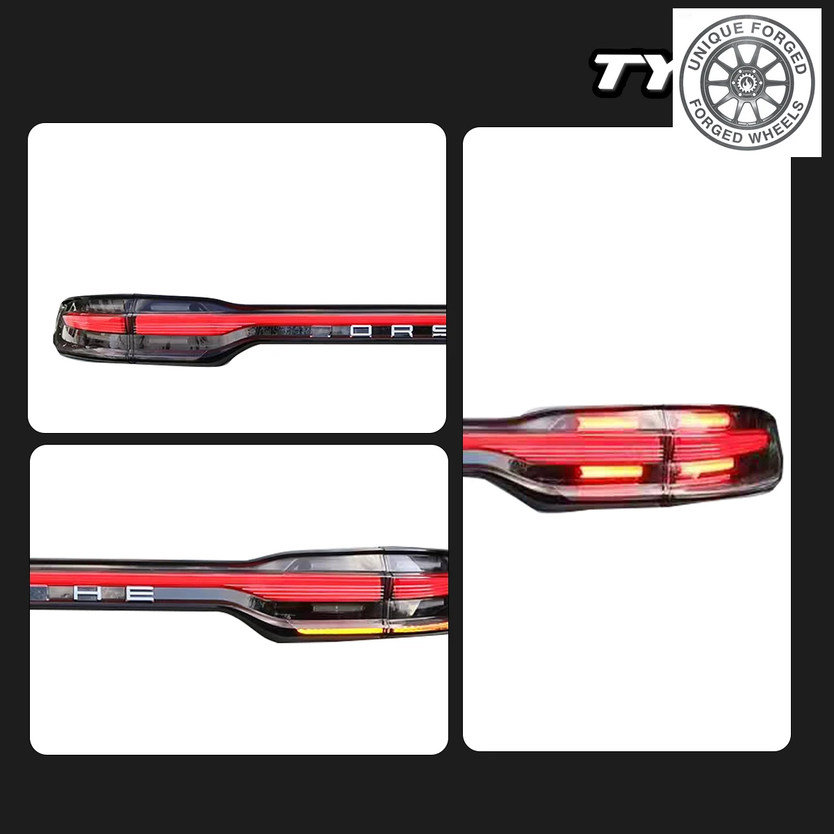 

BCAuto Accsori Car For Macan Taillight 2014-2017 Upgrade Modified to New DRL Dynamic Turn Signal LED Taillight