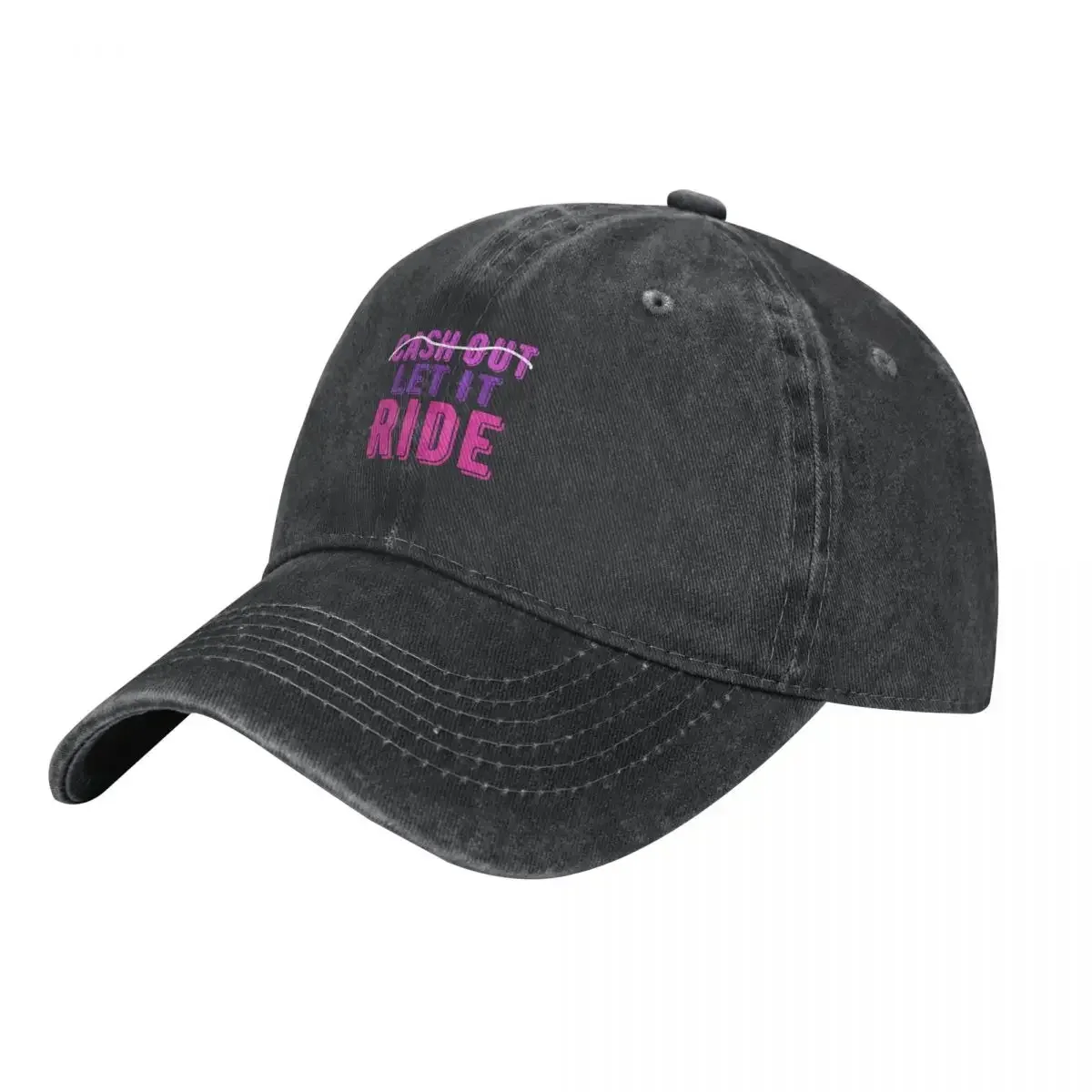 Cash out let it ride Cowboy Hat Golf Hat Wild Ball Hat Mens Women's