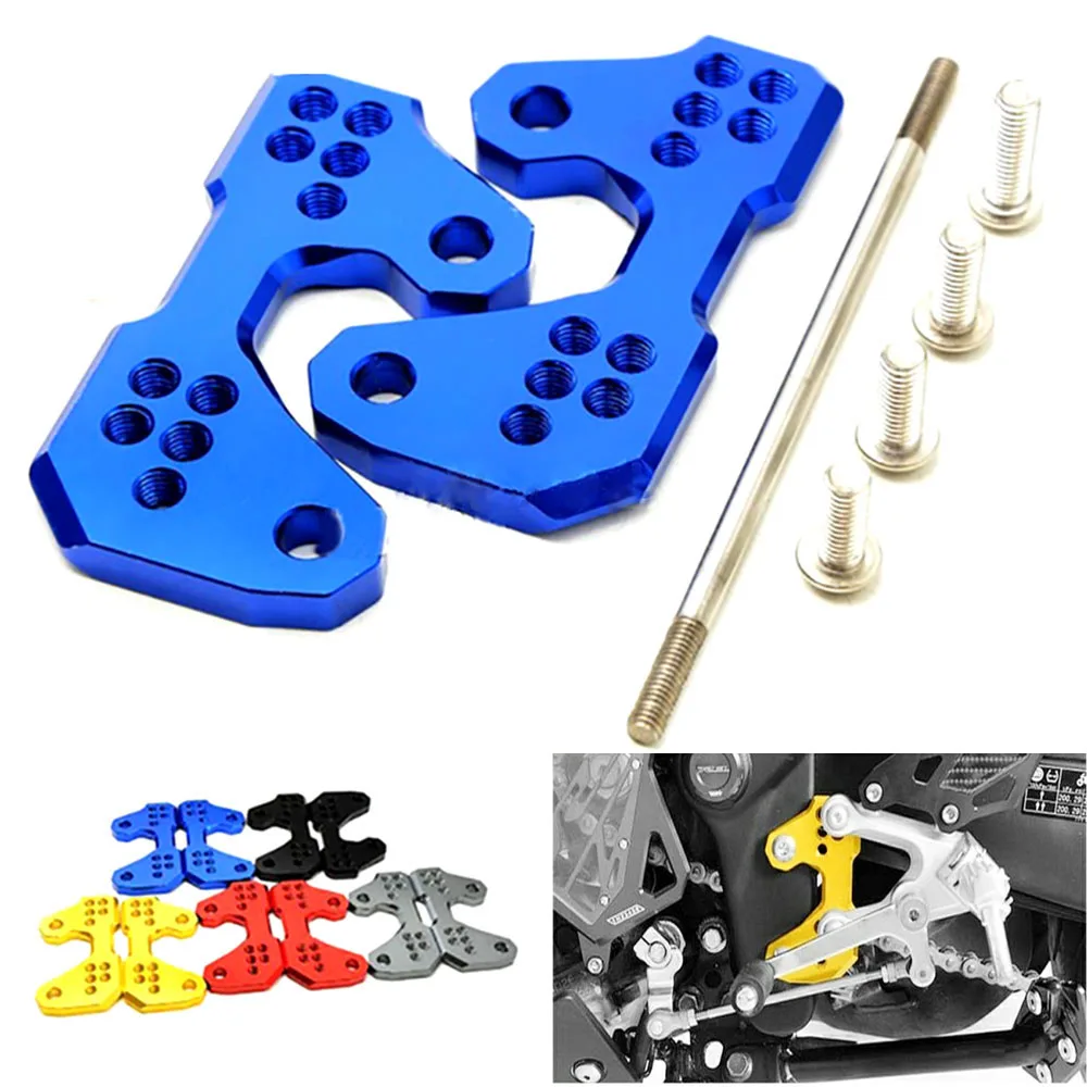 

Motorcycle Adjustable Base Foot Pegs Rear for YAMAHA YZF R3 MT 03 25 MT03 MT25 YZF-R3 R25 Foot Peg Mount Bracket Parts