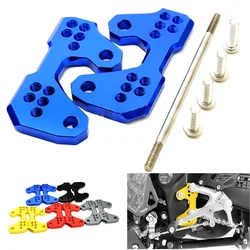 Motorcycle Adjustable Base Foot Pegs Rear for YAMAHA YZF R3 MT 03 25 MT03 MT25 YZF-R3 R25 Foot Peg Mount Bracket Parts