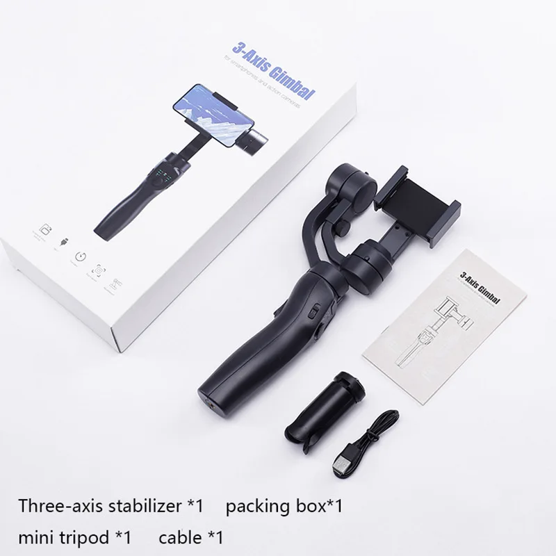 Mobile Yuntai Yuntai Pro stabilisierte Videokamera Professionelles Selfie-Stativ Anti-Shake 360-Foto-Handy