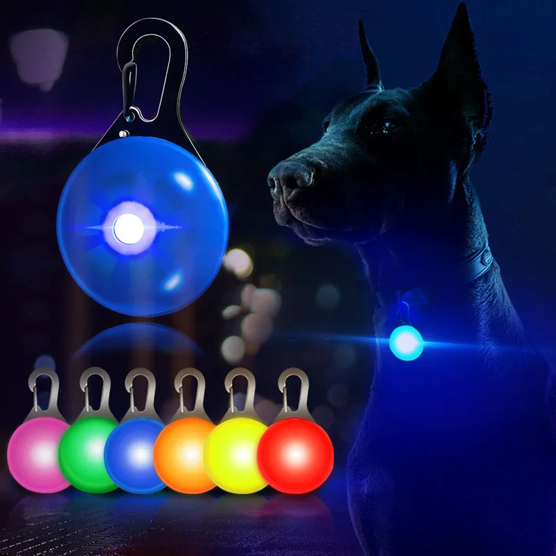 Pet Leads Glow Accessories Night Dog Walking Anti-lost LED Pet Flash ,Luminous Collar Safety Decoration Luminous Glowing Pendant