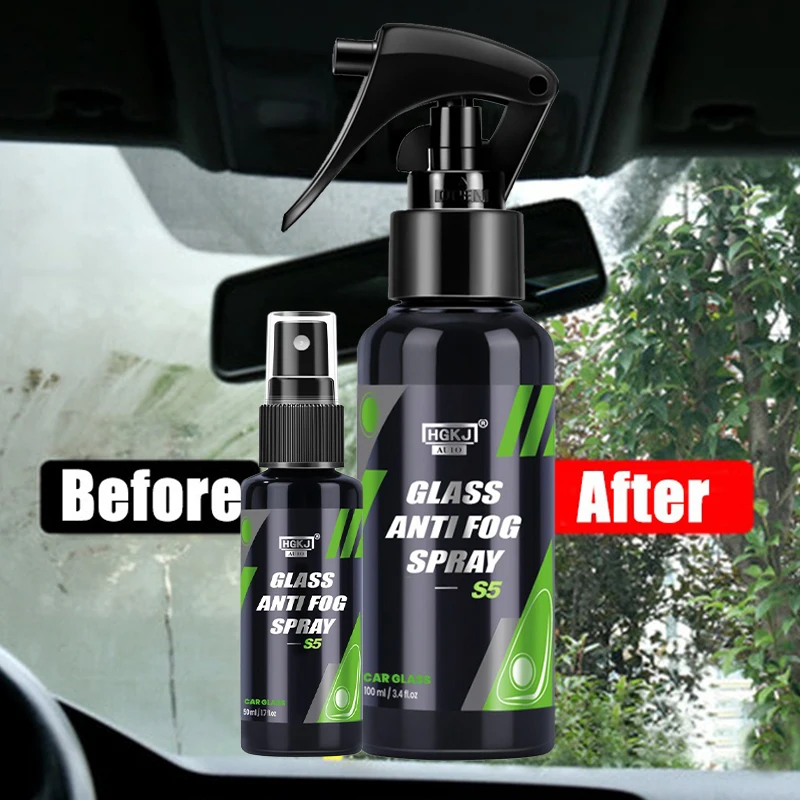 50-100ML Car Anti Fog Glass Coating Agent Antifog Cleaner Coating Liquid Windscreen Fog Repellent Spray Anti-rain Waterproof