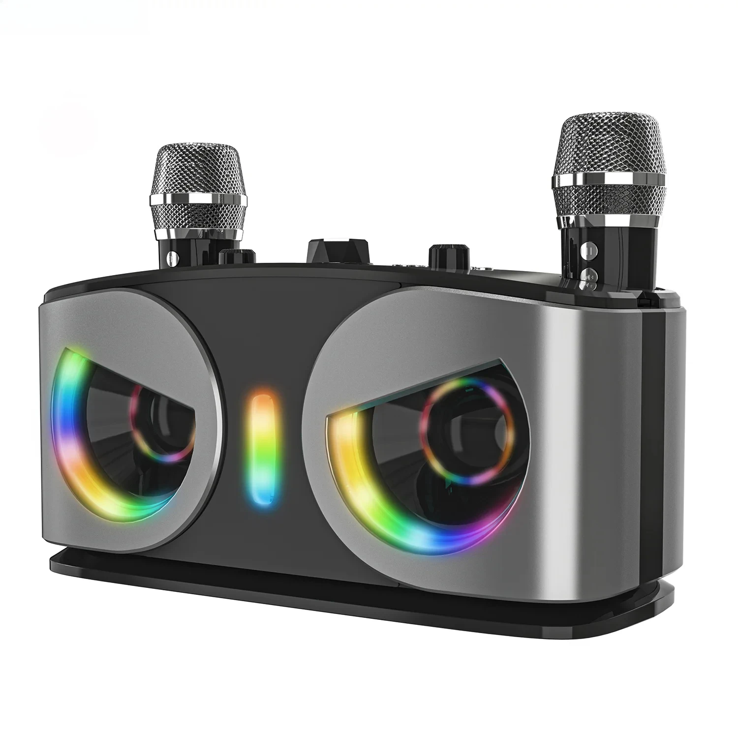 

Owl 20W High-Power RGB Light Wireless Bluetooth Speaker, Stereo with Dual Microphones, Home Portable Subwoofer