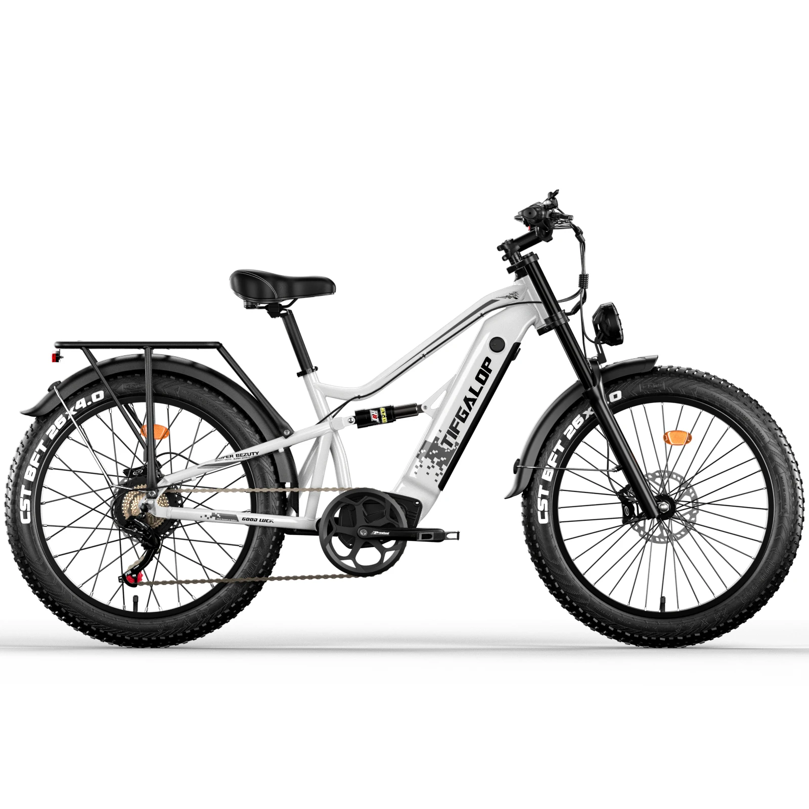 TIFGALOP ES7 City Electric Bicycle 750W 52V19AH Top Speed 32mph 26 inch Fat Tire Mountain Off road Electric Bicycle