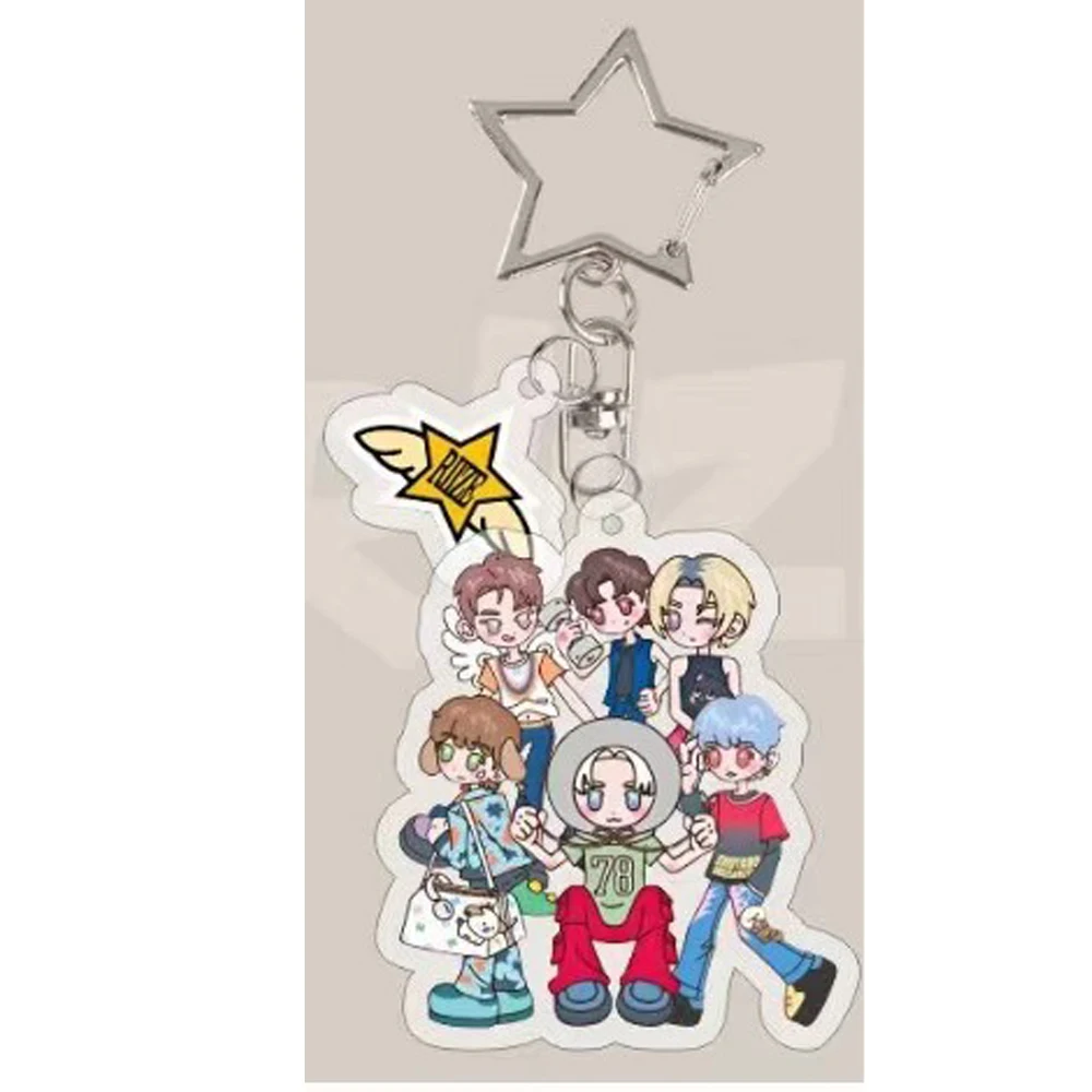 Kpop Idol RIIZE Charm Keychain SHOTARO EUNSEOK SUNGCHAN Keyring
