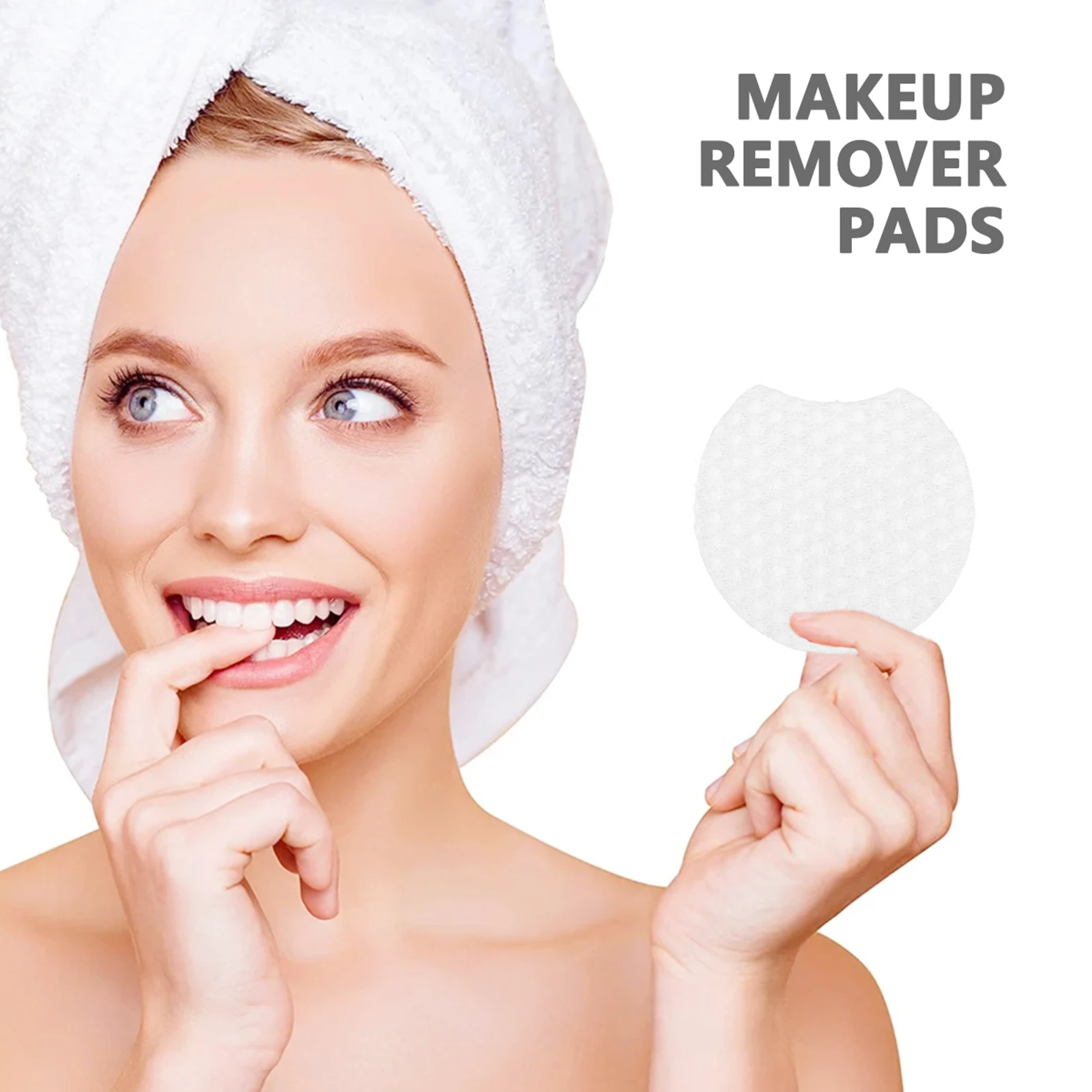

900 Pcs Makeup Remover Pads Thick Face Cleansing Cotton Wipes Non Woven Fabric Disposable Tools for Women Girls