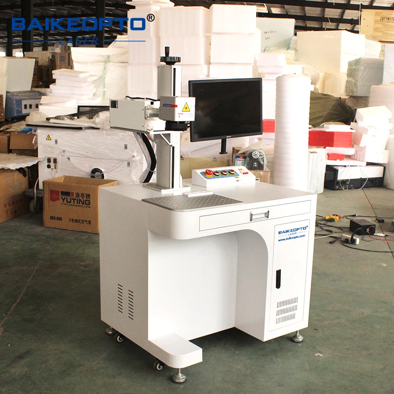 30W Desktop CO2 Laser Marking Machine Used for Advertising and Restaurant Industries EZCAD Control System Laser Source