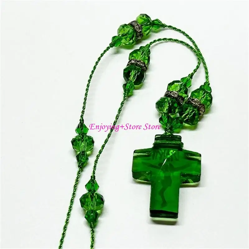 G6DA Collier chapelier à perles cristal multiples