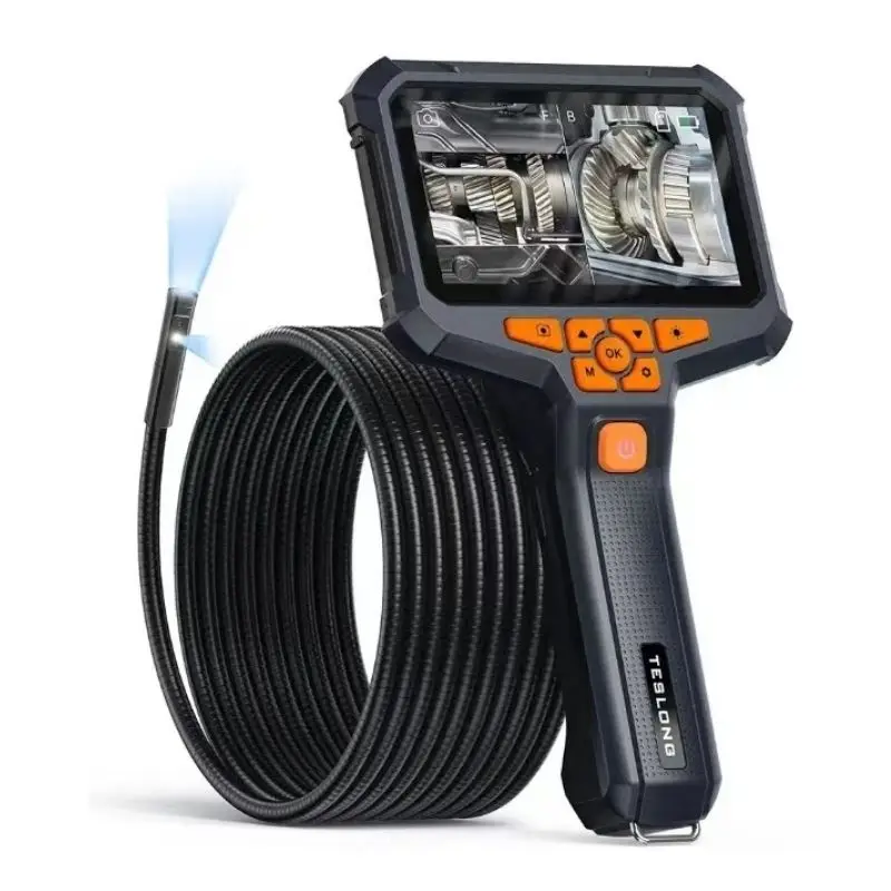 

Камера осмотра с двумя объективами, промышленная эндоскопическая камера Teslong NTS430, автомобильный инструмент, водонепроницаемая копировальная камера с диапазоном IP67