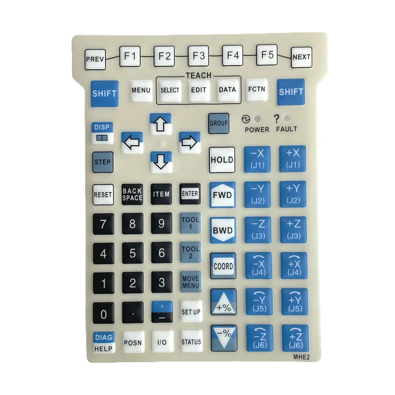 Membrane Keypad Film For Fanuc MHE2 Robot Teaching