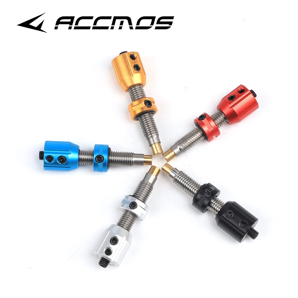 BICASTER Archery Recurve Bow Cushion Plunger Screw-In Arrow Rest Pressure Button Side Pad Stainless Steel Hunting Accessories