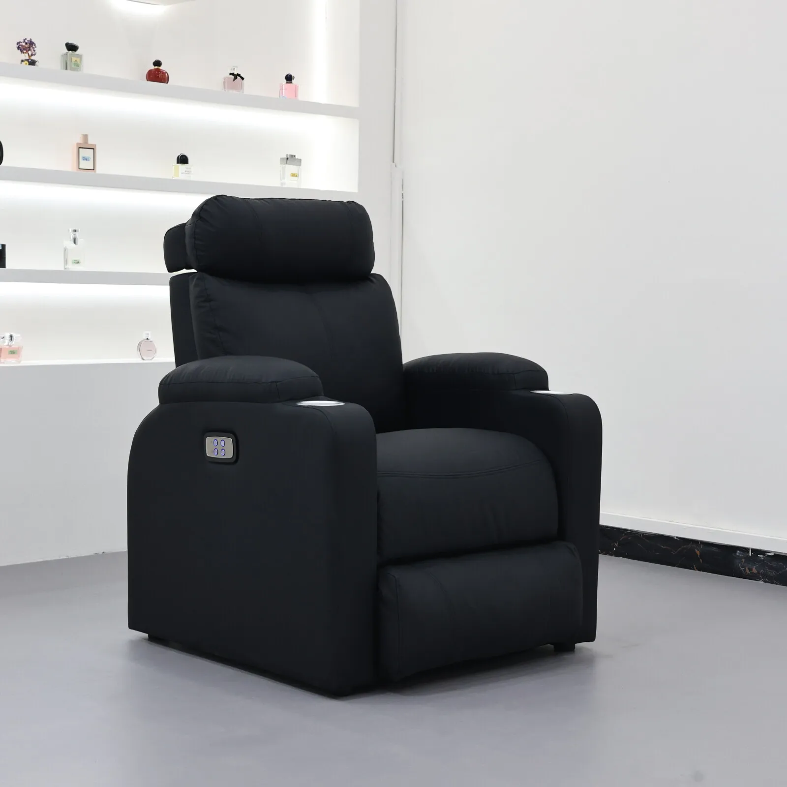 Ergonomic Lounge Sofa for Living Room,Modern Electric Reclining Chair for Home Theater, Adjustable foot pedal,Salon specific so