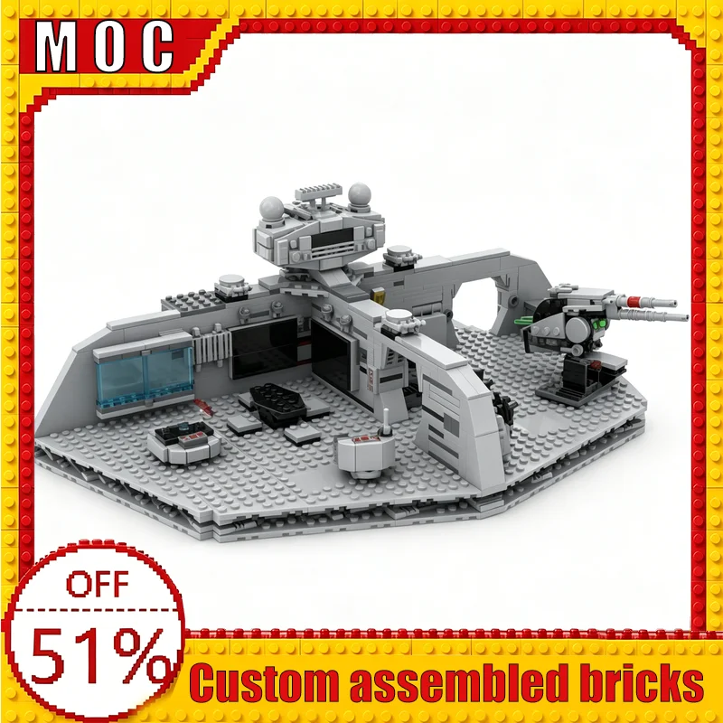 

1142 PCS Interstellar Space Station Scene Alternate Assemble Sci-Fi Outpost Diorama Blocks Model Boys DIY Assembly Learning Gift