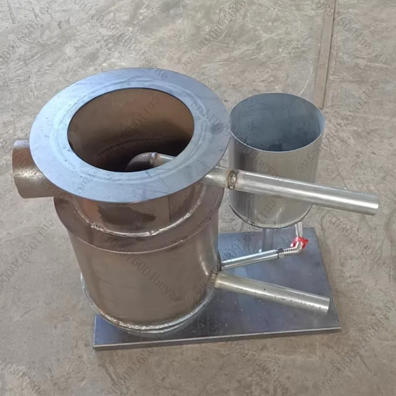 موقد الهواء الساخن طبقة مزدوجة نفايات الهواء الدافئ فرن تبخير الزيت طبقة مزدوجة التدفئة وتدفئة النفايات السريعة #2