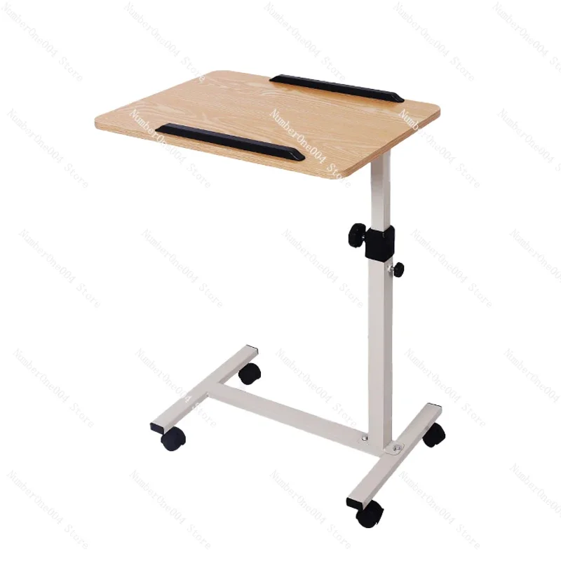 Suitable ForMovable Lifting Tilting Height Adjustment Hospital Medical Patient Dining Overbed Table Laptop Cart