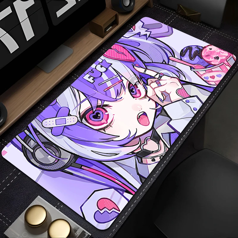 

Dark Anime Girl Mouse pad Large game player computer keyboard pad desk pad anti-slip cartoon table pad PC carpet Mousepad XL XXL