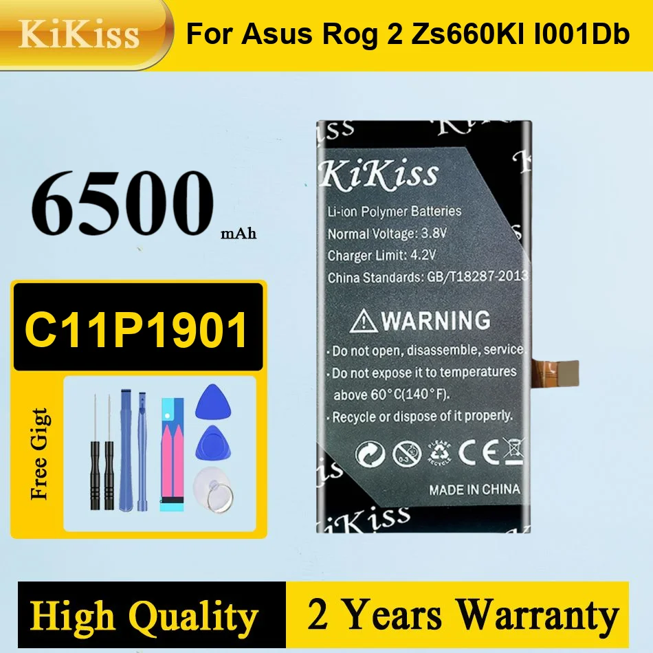 Bateria C11P1901 para telefone de jogo ASUS ROG 2 ZS660KL I001DB