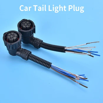 Enchufe de coche de 7 pines para Scania, Volvo, camión, mercedes-benz, Actros, IVECO, cable conector de luz trasera, 1 ud.