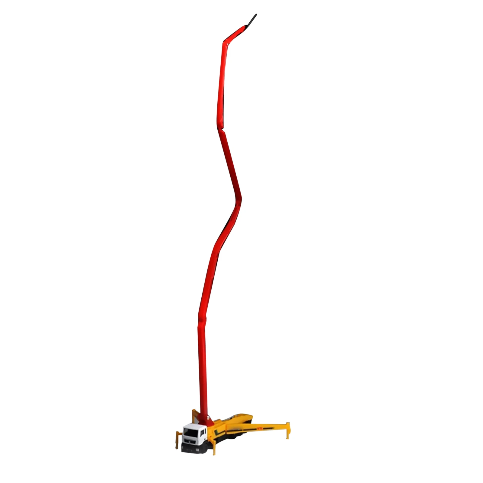 1:100 عالية محاكاة شاحنة مضخة الخرسانة مصغرة لودر أطفال بالريموت كنترول سيارة سبيكة دييكاست نموذج عرض ديكور المنزل الصبي هدية لعبة