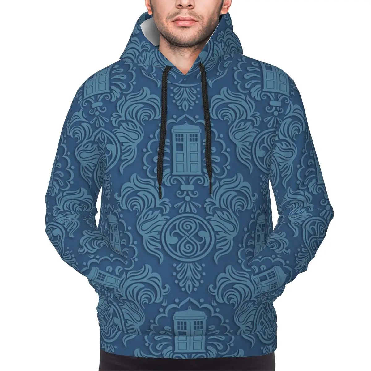 

Докторские дамасские толстовки, пуловер в стиле Харадзюку, осень-зима, мужская и женская толстовка, топы с длинными рукавами