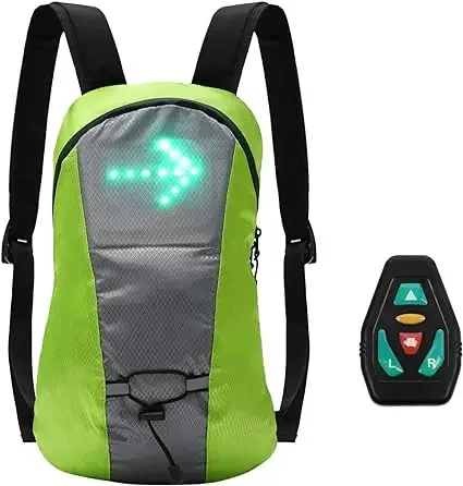 High quality wholesale Custom LED turn signal backpack waterproof outdoor Mountain Sport Cycling Hiking Backpack