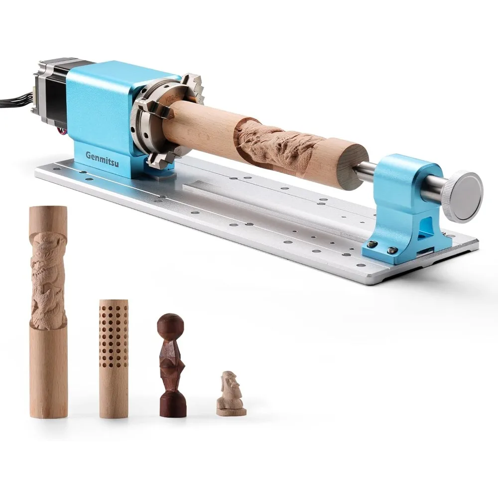 Genmitsu Rotary Module Kit for Prover XL 4030 V2 CNC Router Machine with NEMA23 Planetary Geared Stepper Motor