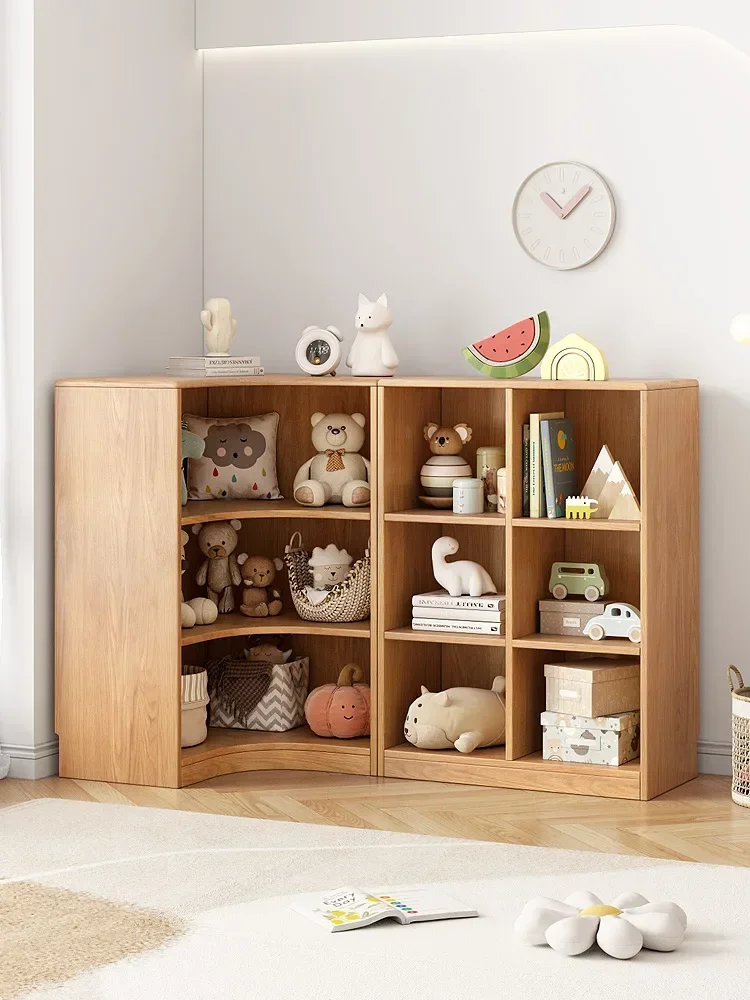 

-Free Combination Bookshelf, Children's Bookshelf, Multifunctional Baby Toy Picture Book Storage Cabinet, Modern