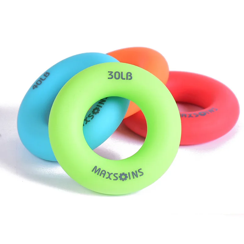 7cm 30 40 50 60 Pounds Silicone Hand Grip Ring Device Home Gym Grippers Strength Food Grade Gripping 1Pcs