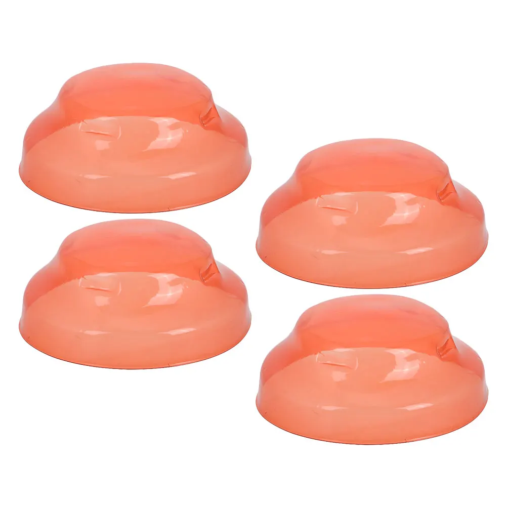 4pcs Smoke Cover Dust Proof Cap For Alarm Protection Reusable Plastic Guard For Home Office Construction Security