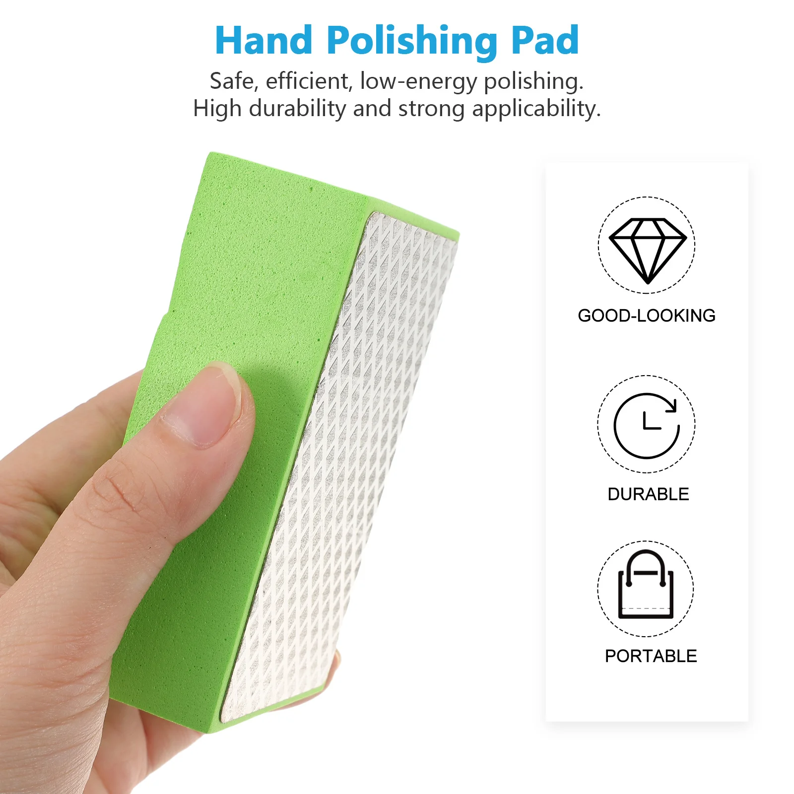 

4pcs Diamond Polishing Pads 60-400 Grit Multi-Functional For Glass Stone Concrete Tile Marble Polishing Tools Power Tools