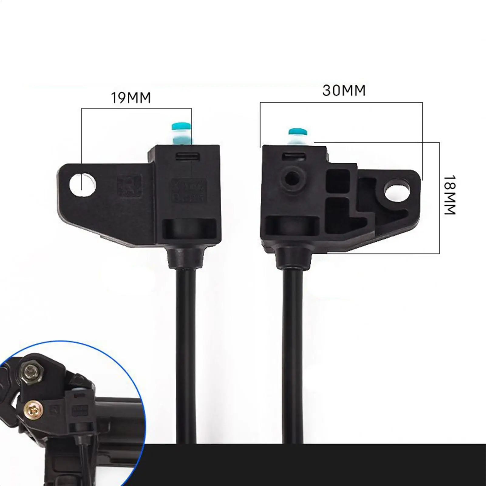 

1pair Motorcycle Front Brake Switches Left Right Brake Switches Power Off Switches Wired Waterproof Disc Brake Switches Pedal