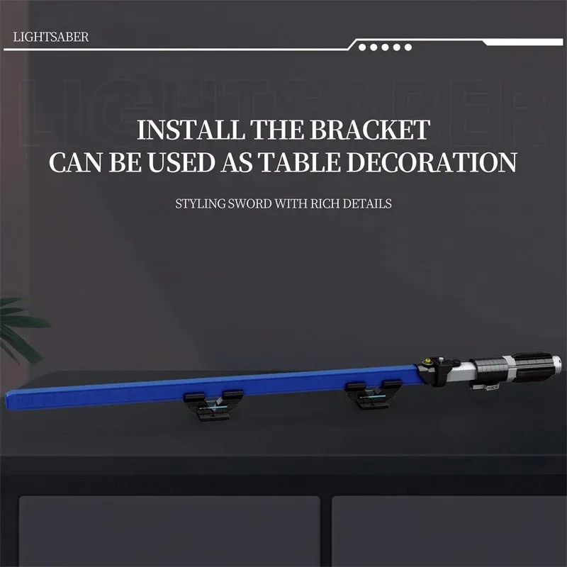 629PCS Movie MOC Lightsaber Building Blocks LED Sword Weapon Cosplay Decoration Model Bricks Assembly Toys For Children Boy Gift