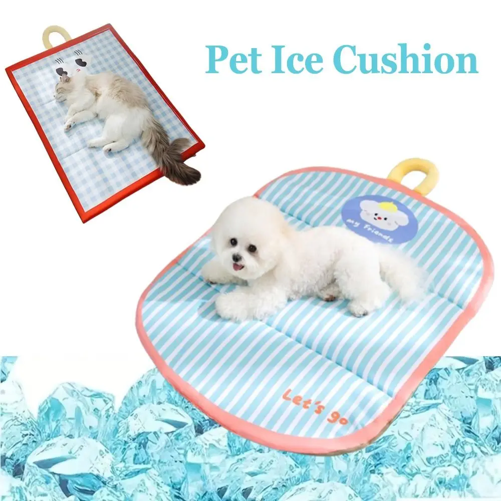 

Cartoon Pet Cooling Mat Keep Cooling anti-scratch Dog Cat Sleeping Pad Portable Ice Gel Dog Cold Bed Mat for Small Big Dogs