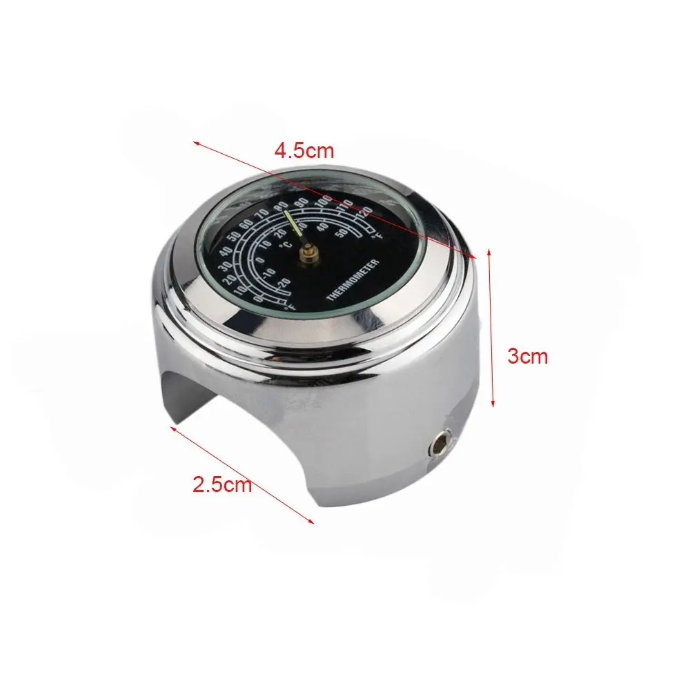 Universal Motorcycle Thermometer Waterproof Motorcycle Bike Handle Bar Thermometer Bike Handlebar Mount Thermo Moto Accessories