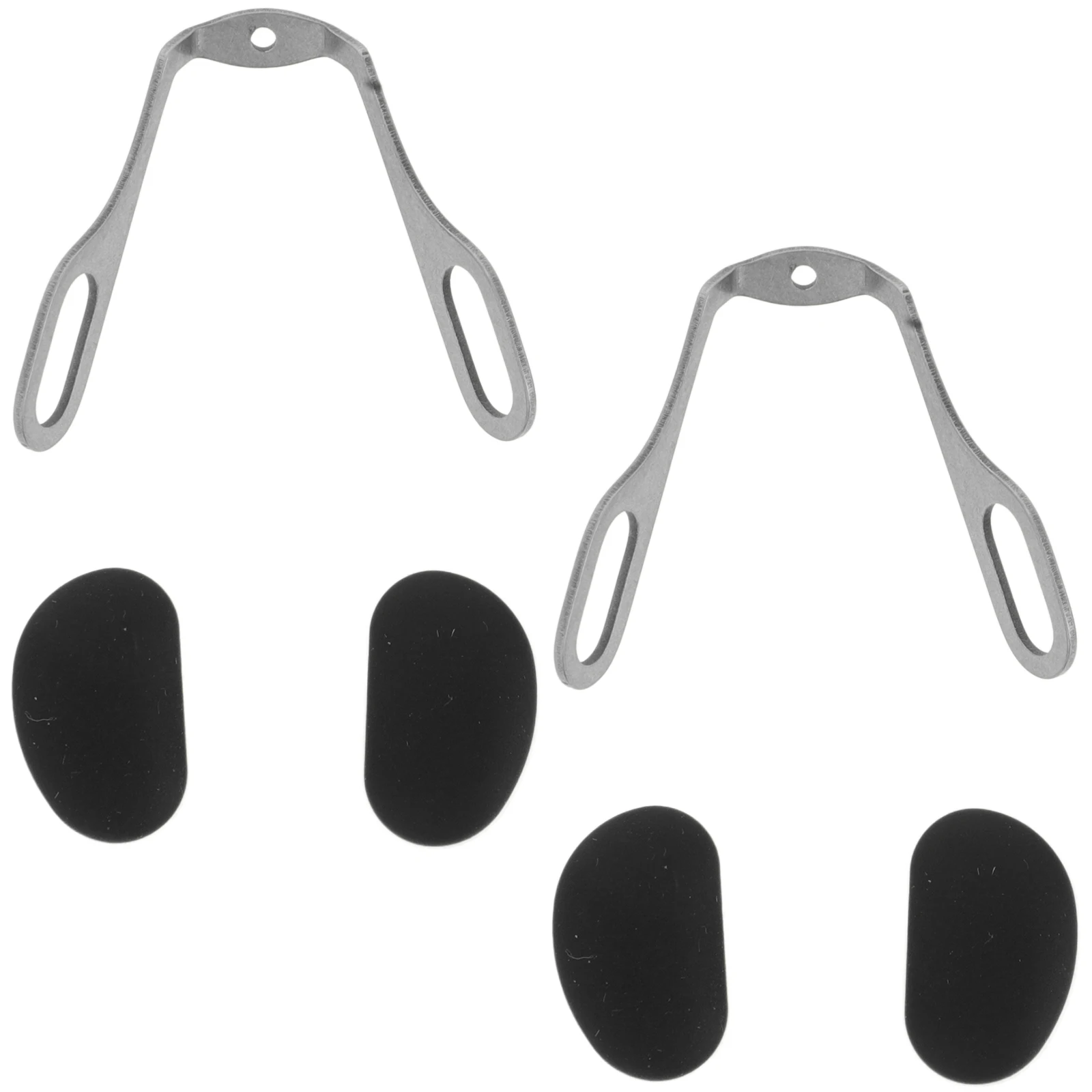 

Durable Anti Slip U Shaped Eyeglass Nose Pads Screw in Replacement for Sunglasses Soft Silicone Comfort Glasses Fixed Nose Pads